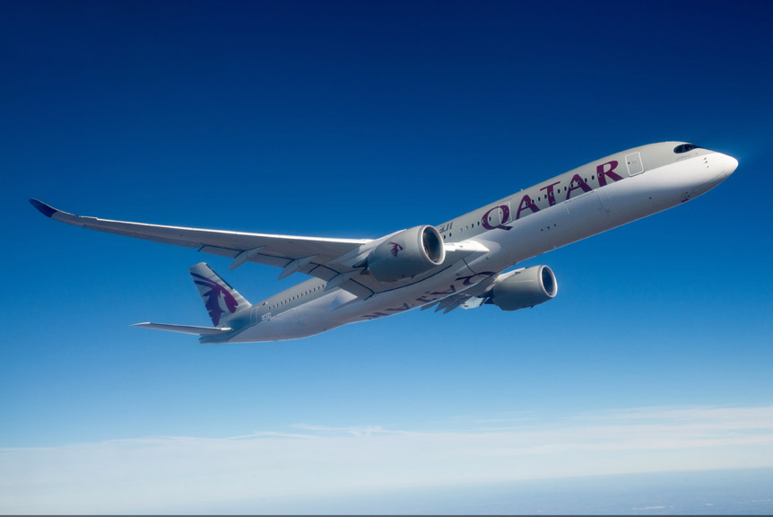 L'Airbus A350-900 di Qatar Airways