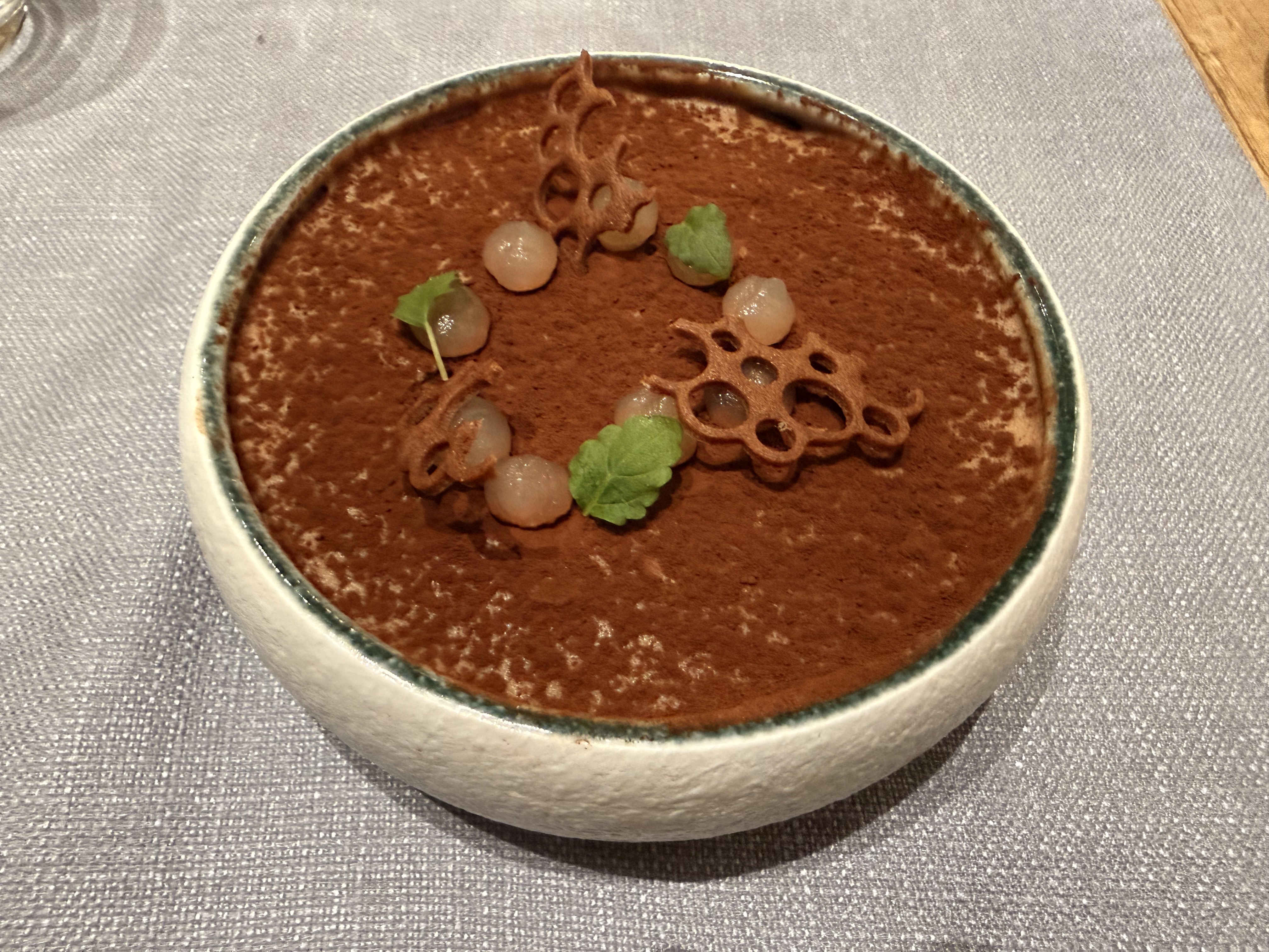 Chambéry, il Tiramisu del ristorante "Le Savoyard"