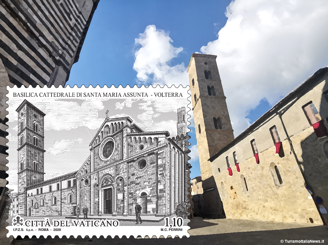 In occasione del nono centenario della dedicazione della Basilica, la Città del Vaticano emette il 10 novembre 2020 un bel francobollo