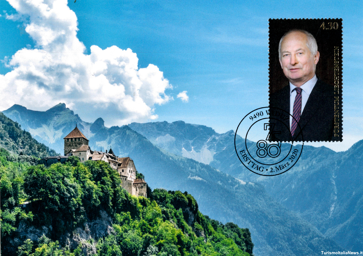Liechtenstein, il Principe Hans-Hadam su un francobollo del Principato