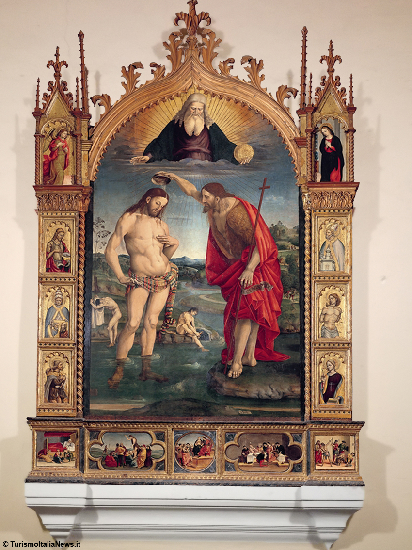 Luca Signorelli: il Polittico di San Medardo (1507) e il Battesimo di Cristo (1508)
