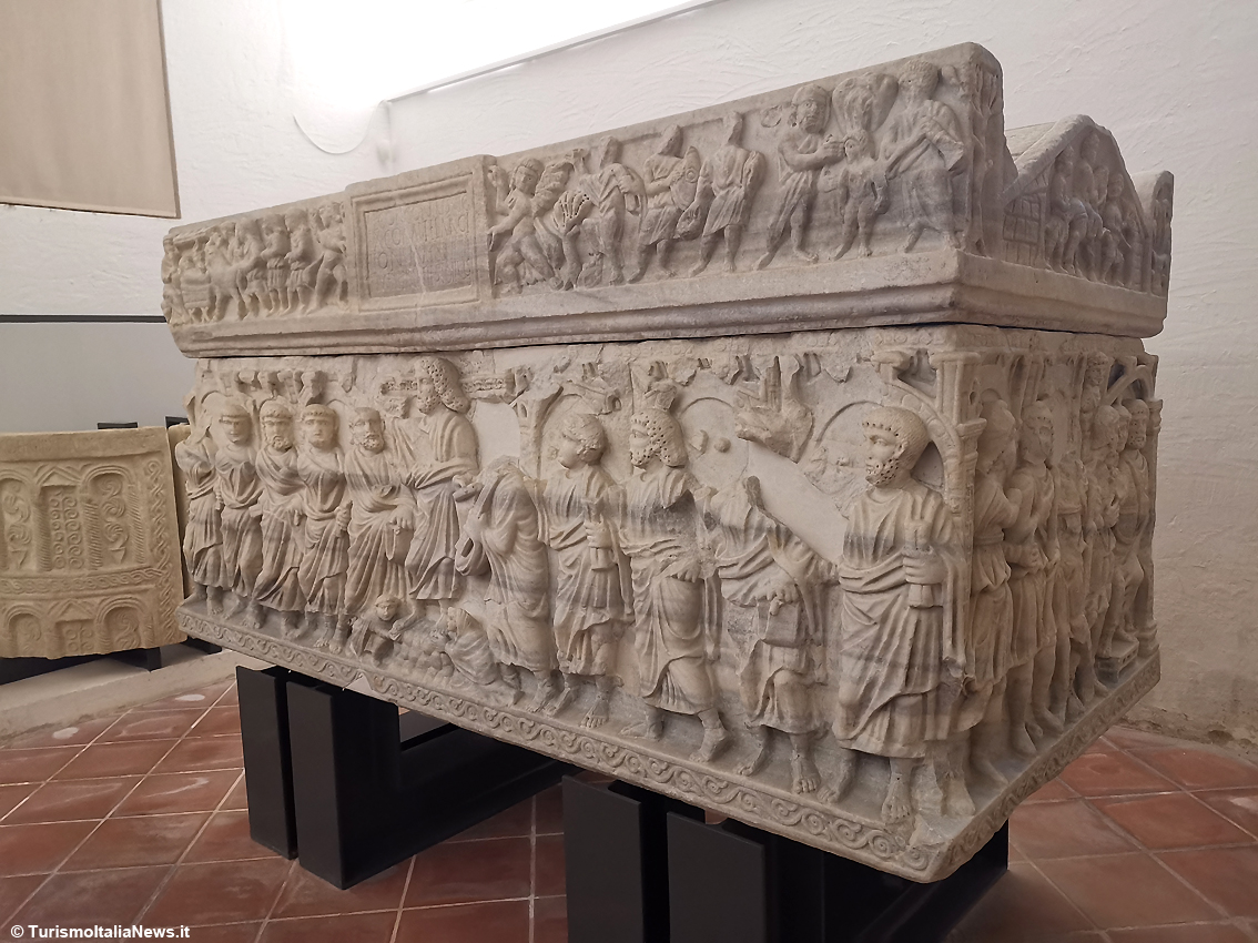 Il monumentale sarcofago di Flavio Gorgonio