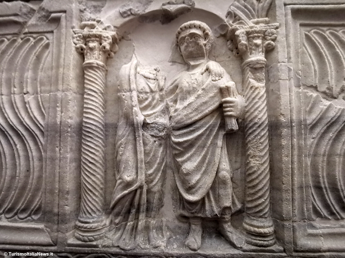 Il monumentale sarcofago di Flavio Gorgonio