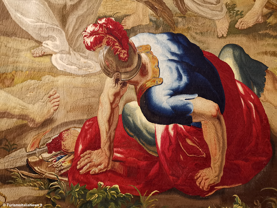 I 4 imponenti arazzi, eseguiti su cartoni preparatori di Pieter Paul Rubens