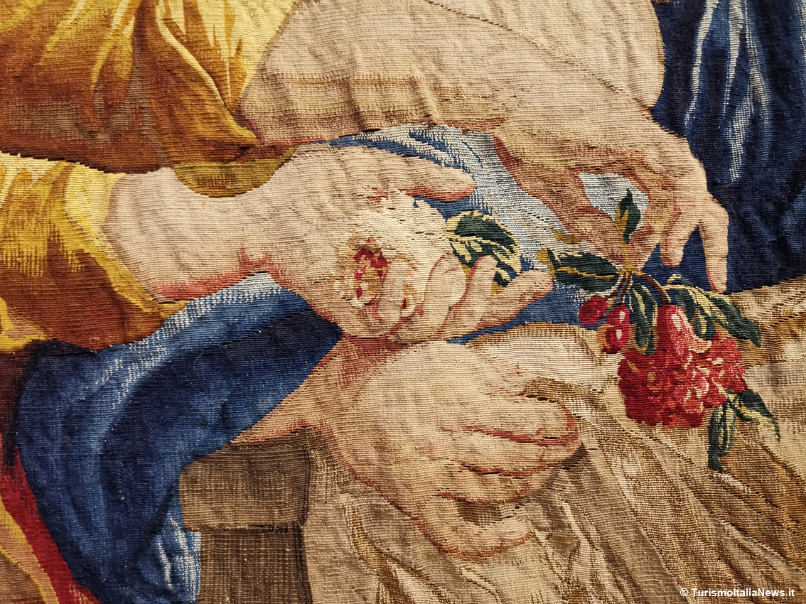 I 4 imponenti arazzi, eseguiti su cartoni preparatori di Pieter Paul Rubens