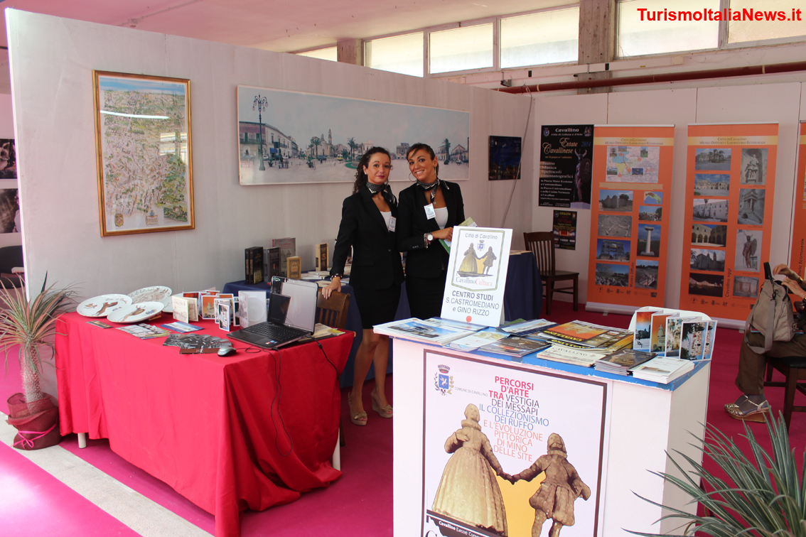 Lo stand del Comune di Cavallino, città di cultura e d'arte