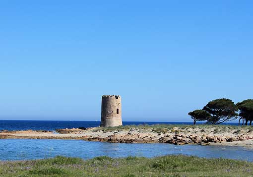 La torre di San Giovanni di Posada, in Sardegna