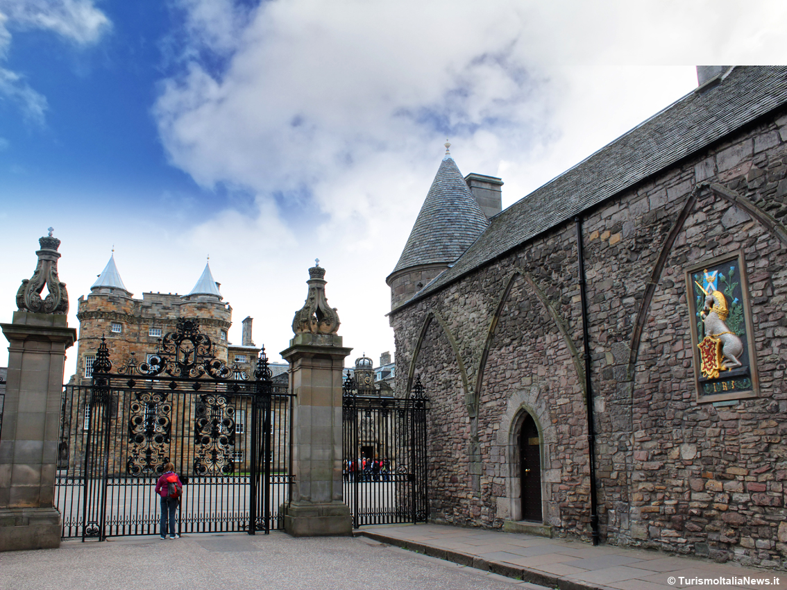 Edimburgo, il Palace of Holyroodhouse, conclusione del Royal Mile