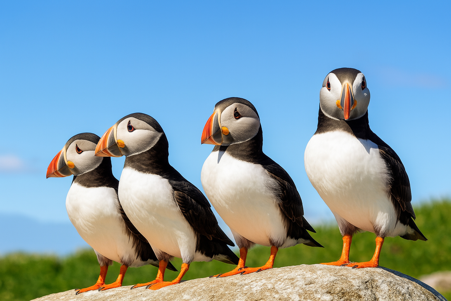 Da vedere le pulcinelle di mare (uno dei luoghi migliori del Regno Unito per avvistarle), le beccacce ed una gran varietà di gabbiani John O’Groats, first & last di Gran Bretagna in riva al Mare del Nord