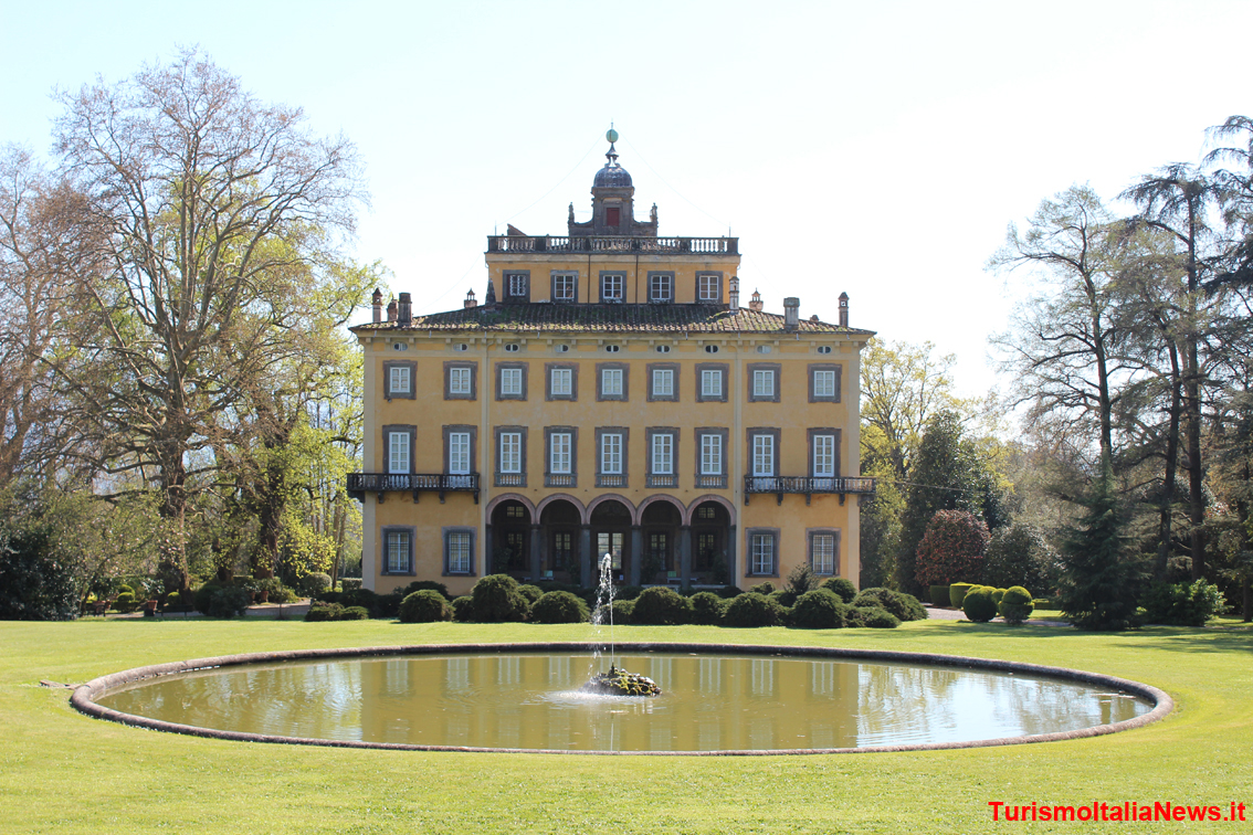L'altra facciata di Villa Torrigiani di Camigliano