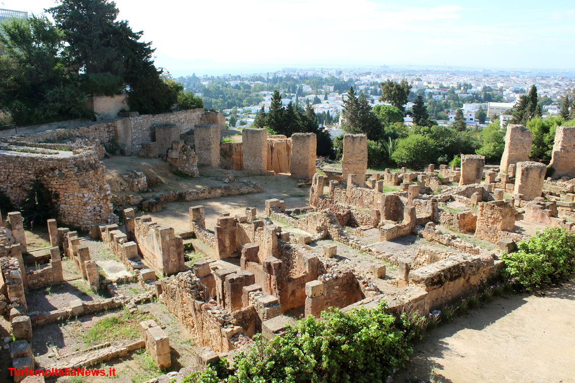 Il parco archeologico di Cartagine, Tunisia