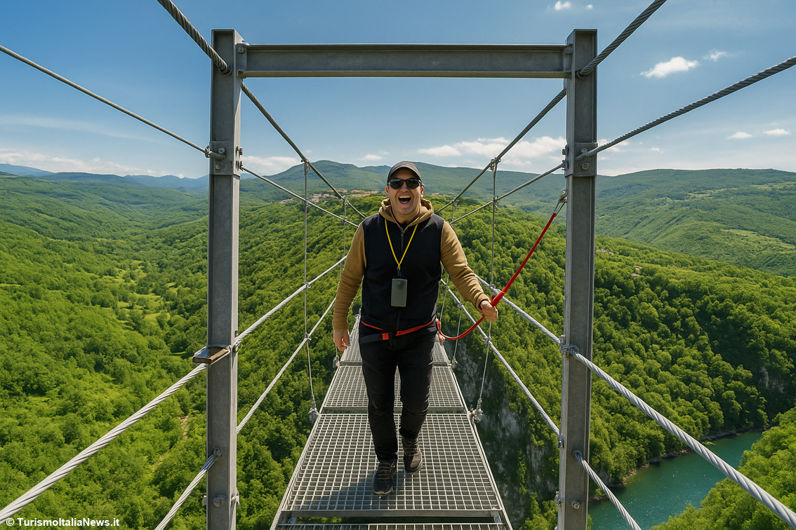 Umbria, l’adrenalina incontra la meraviglia: Ponte Tibetano di Sellano e Cascate delle Marmore insieme per un turismo outdoor d’eccellenza