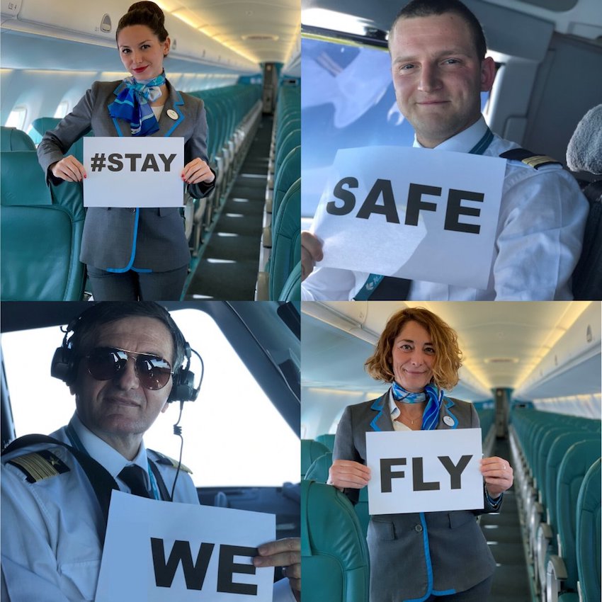 Air Dolomiti: “L'aria che si respira in aereo è più pulita di quella che respiriamo a terra grazie ai filtri speciali”