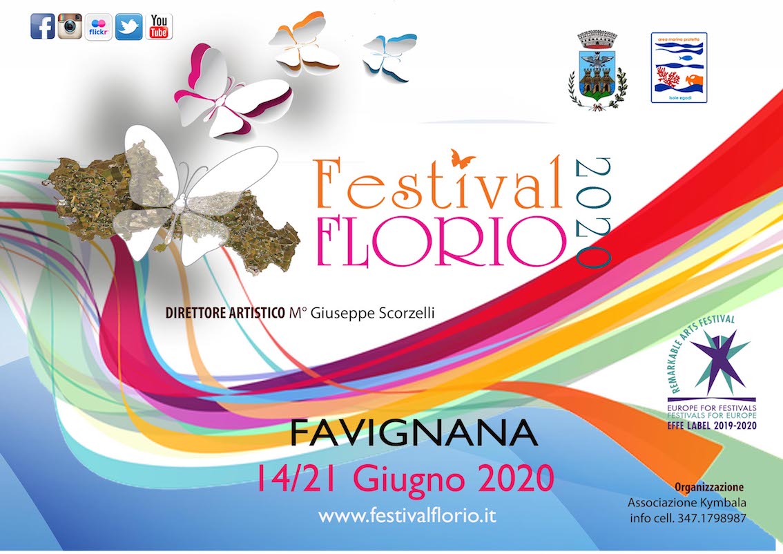 Festivalflorio, sull'Isola di Favignana dal 14 al 21 giugno 2020 l'ottava edizione della rassegna d'arte