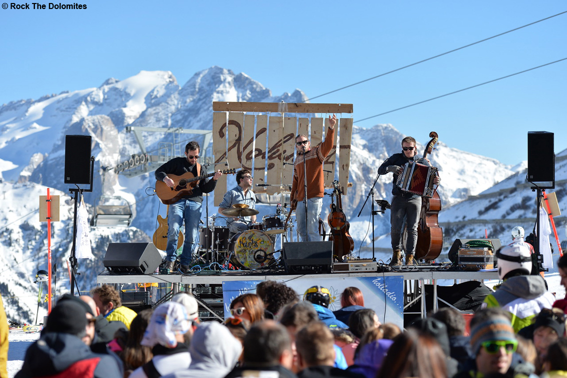 L’evento che “muove” la Val Gardena: a marzo tornan i concerti sulla neve e sulle piste di Rock the Dolomites