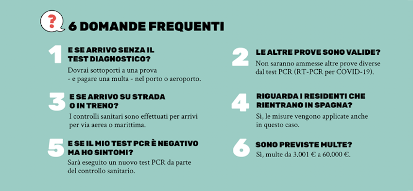 Nuovi requisiti per entrare in Spagna: misure per garantire sicurezza tramite controlli sanitari via aerea e marittima