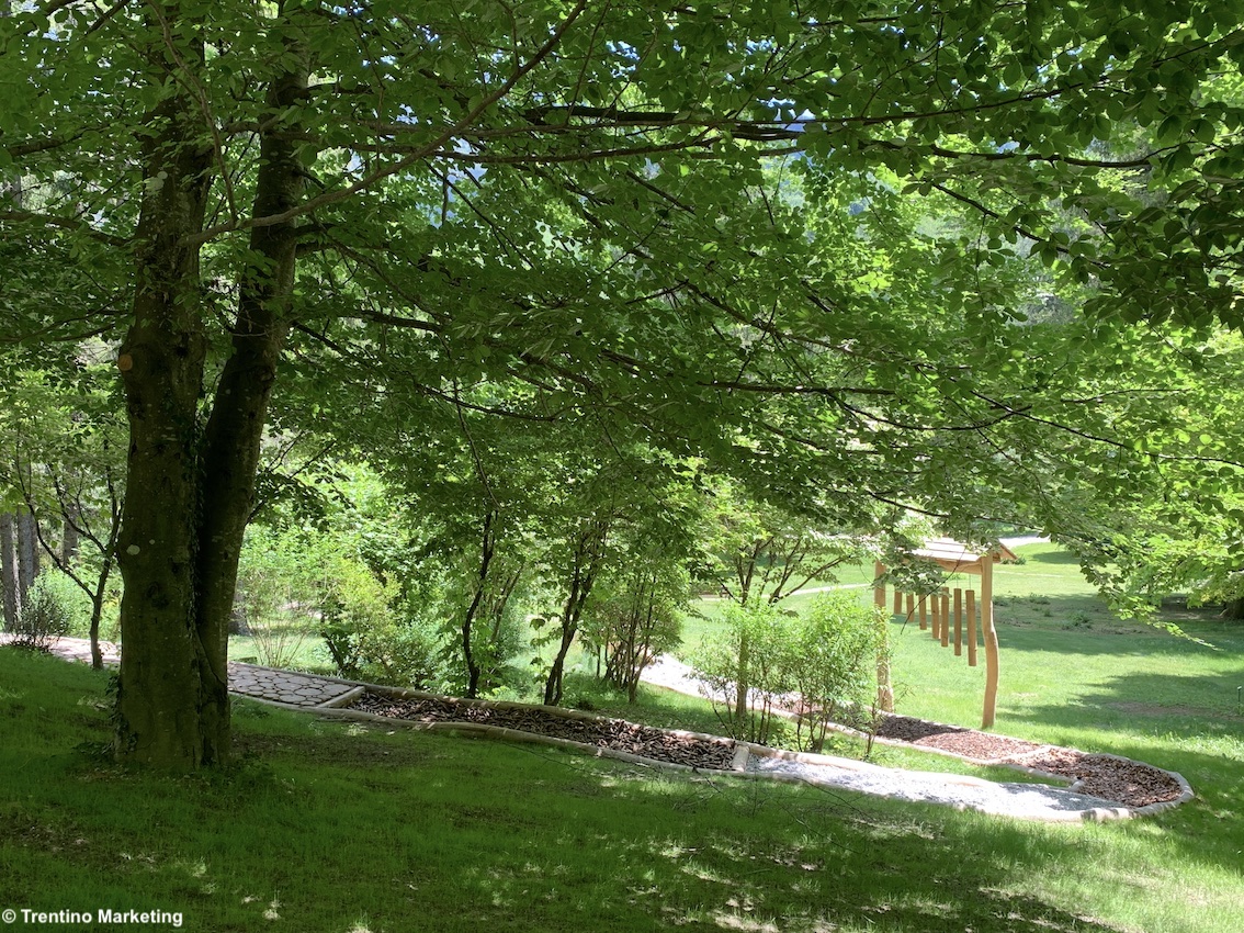 Percorso sensoriale alle Terme di Comano