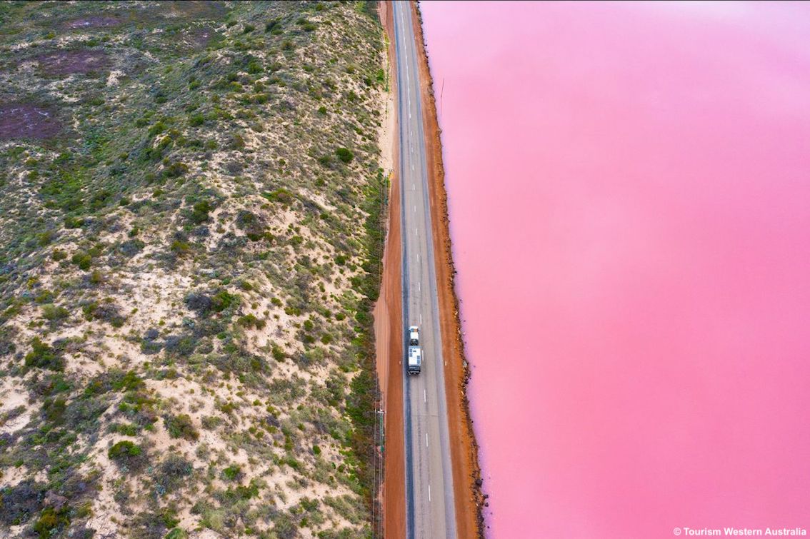Rosa come... un lago: gli spettacolari laghi rosa del Western Australia 