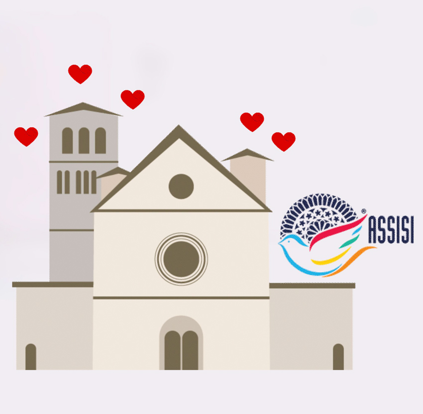 Assisi, Torre del Popolo e Basilica di San Francesco diventano Gif sui Social: 7 immagini animate per storie e reel