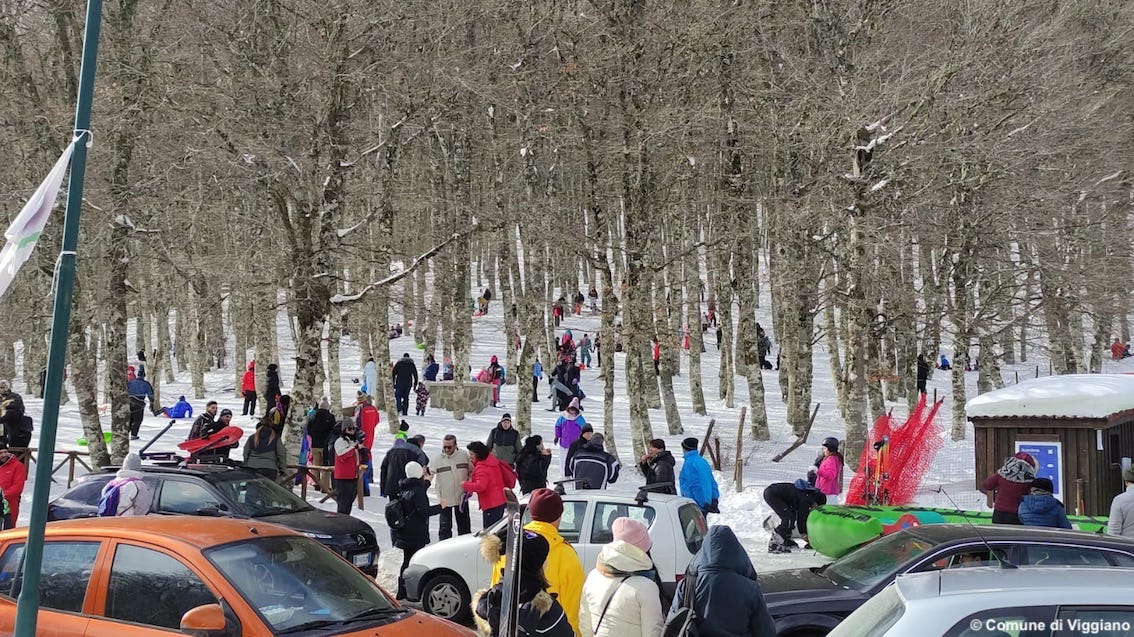 Numeri da record per Montagna Grande di Viggiano, comprensorio sciistico aperto fino al 26 febbraio
