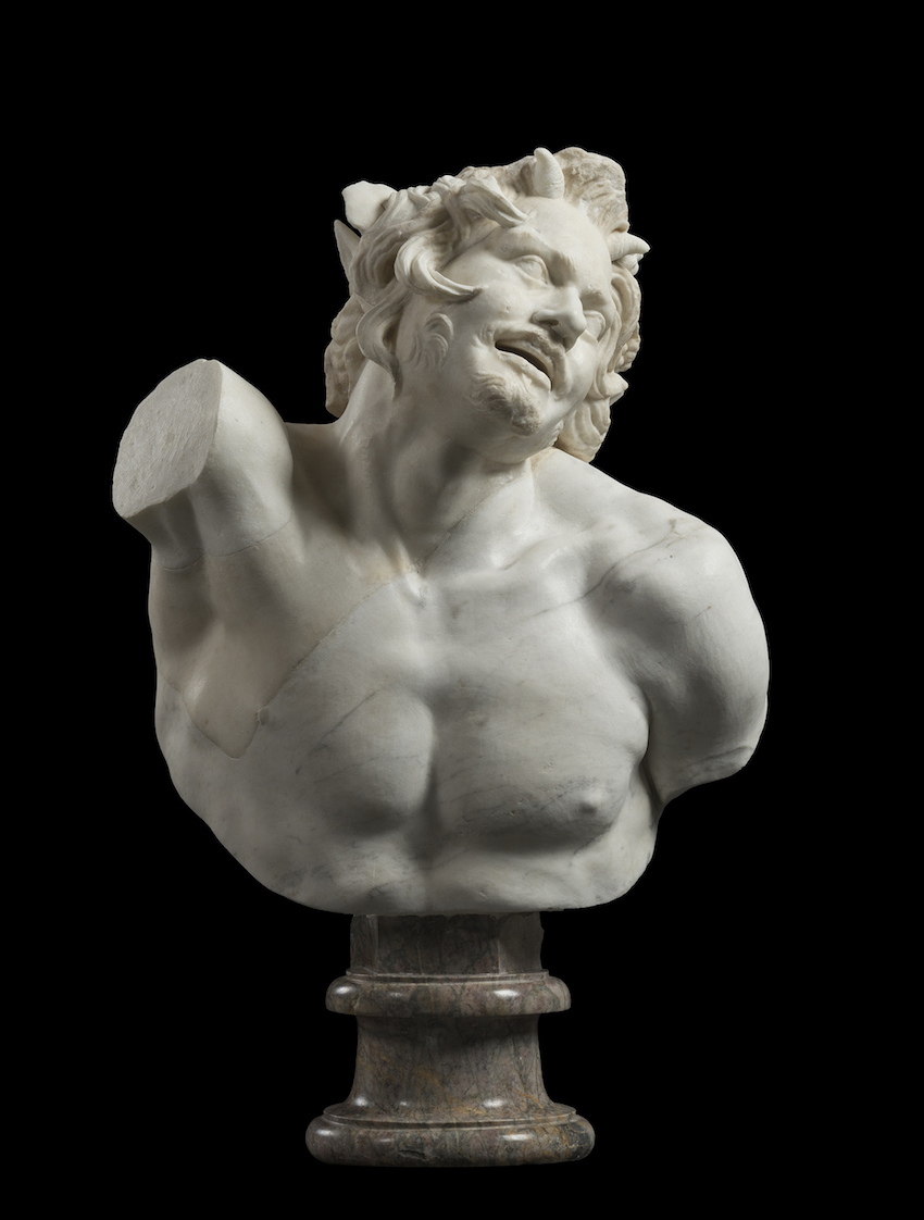Testa di satyro, copia di tipo di Ercolano MT. 111 Collezione Torlonia - ©Fondazione Torlonia