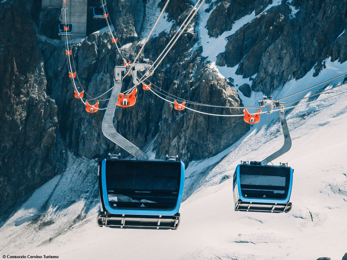 Il 26 ottobre aprono gli impianti di Cervino Ski Paradise: comfort e tecnologia, pronta la nuova seggiovia Goillet