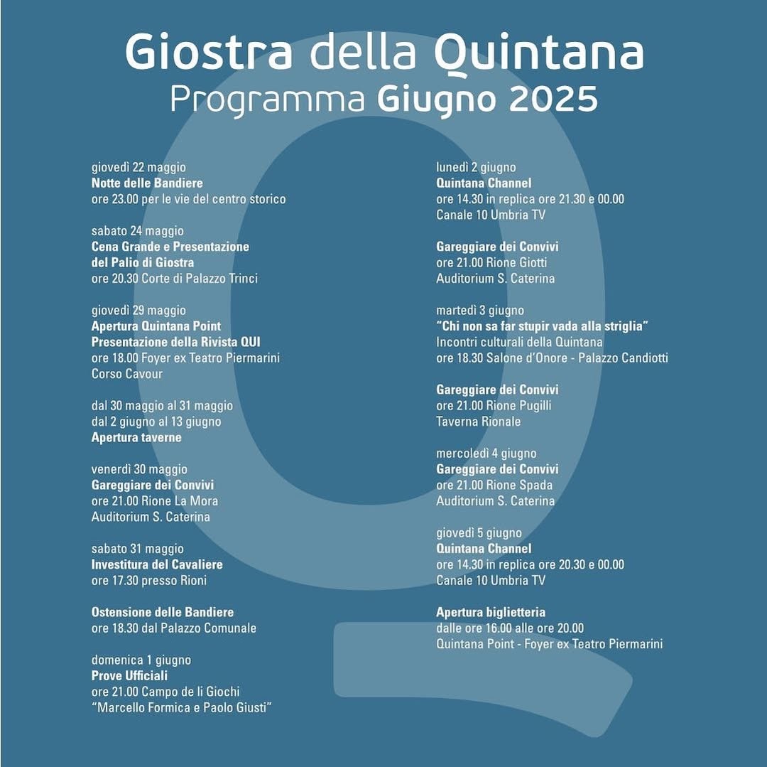 Giostra della Quintana di Foligno: fra tradizione e visioni contemporanee torna la Sfida cavalleresca