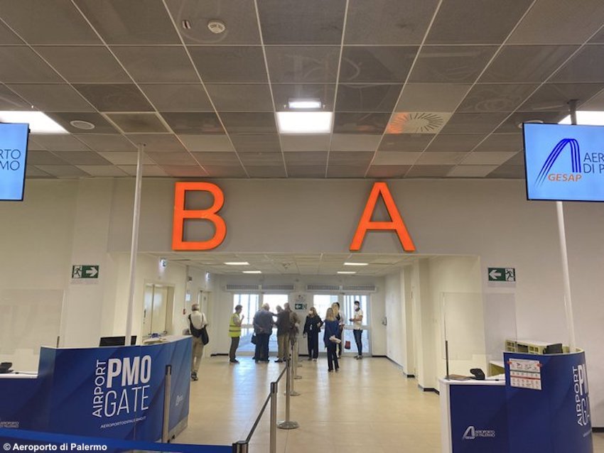 Palermo, l'aeroporto "Falcone Borsellino"