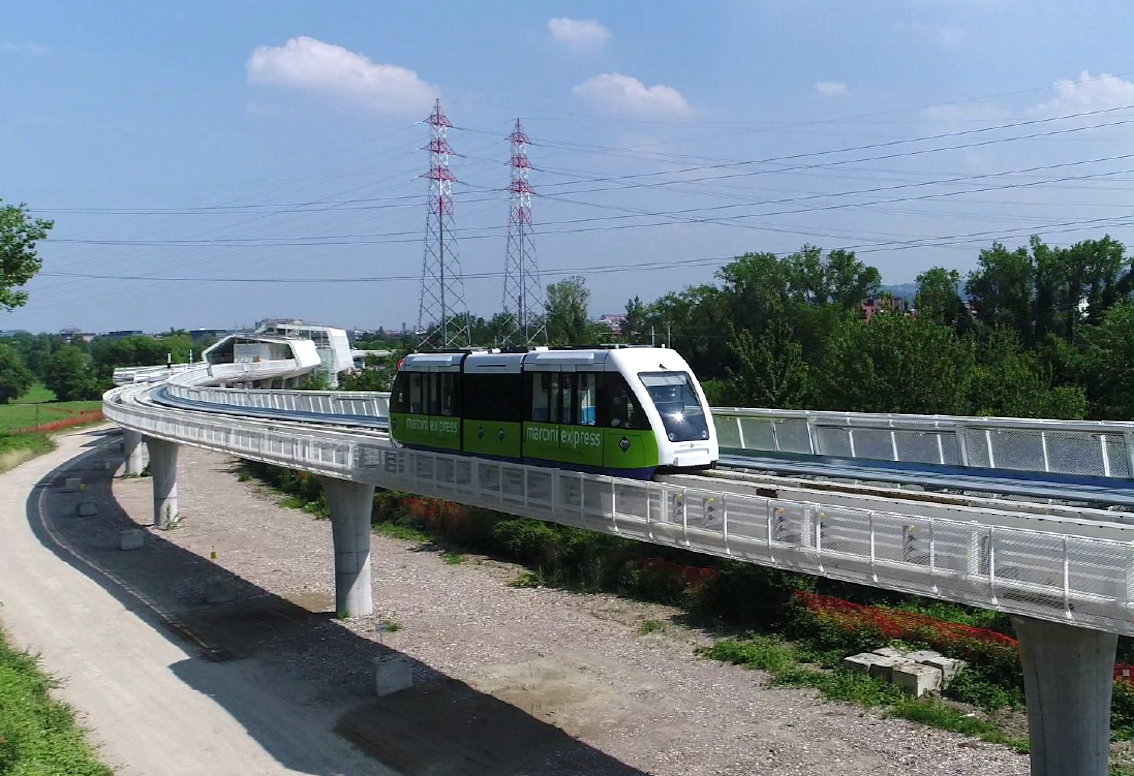 A Bologna debutta il People Mover: è la prima monorotaia in Italia a connettere la rete dell’Alta velocità ferroviaria all'aeroporto