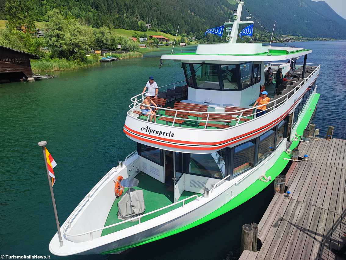 Ricaricare le energie sul Weissensee: il lago bianco dona colori mediterranei e caraibici ma qui siamo in Carinzia