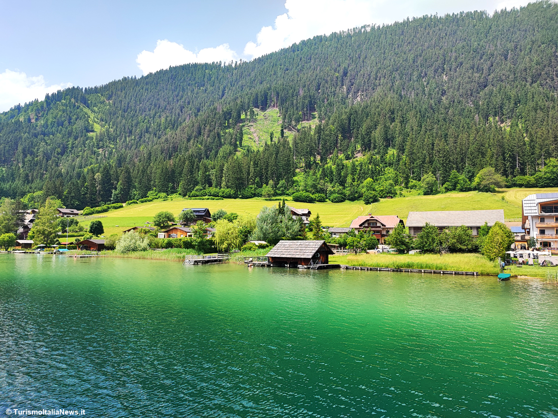 Ricaricare le energie sul Weissensee: il lago bianco dona colori mediterranei e caraibici ma qui siamo in Carinzia