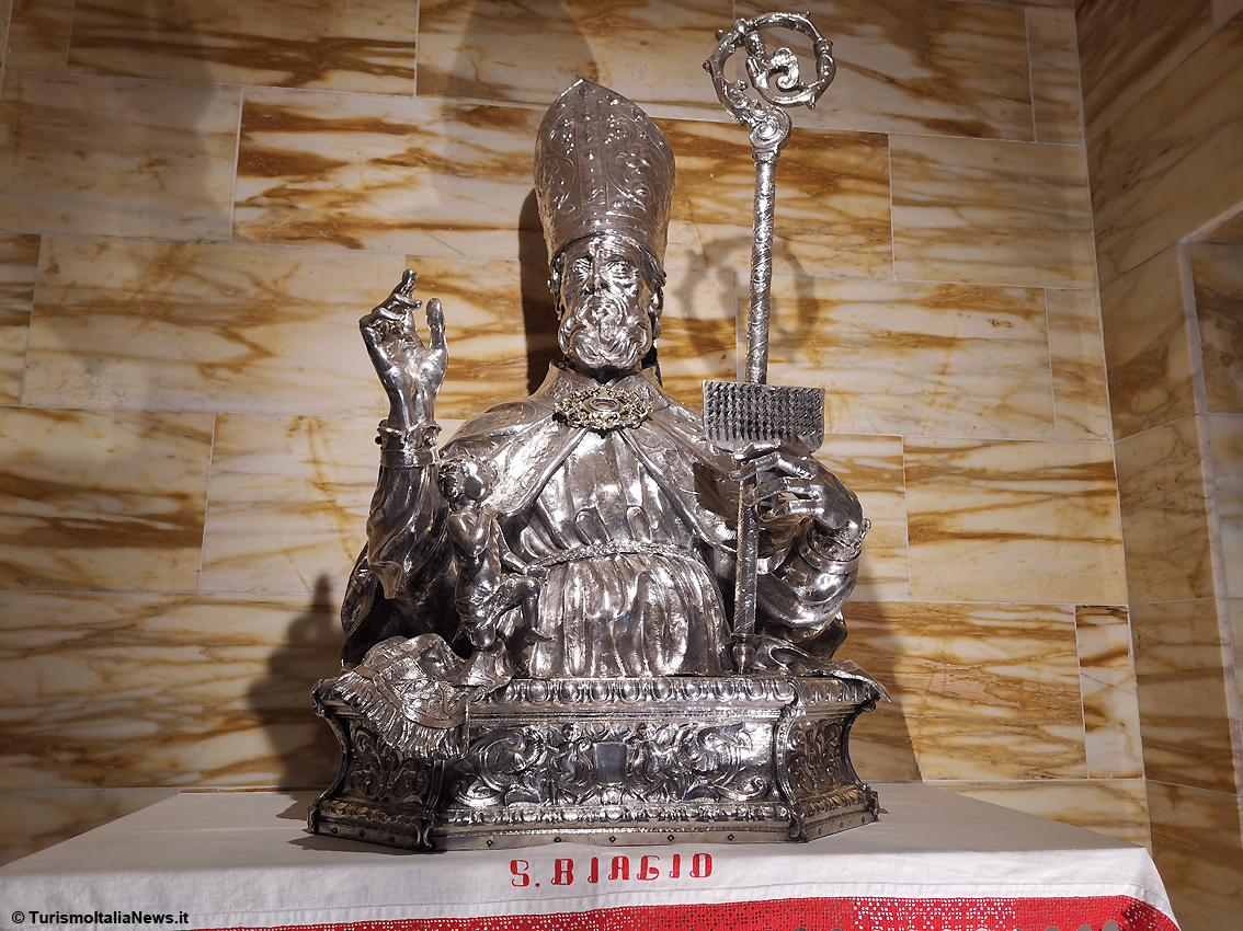 Maratea: il Santuario di San Biagio, il reliquiario