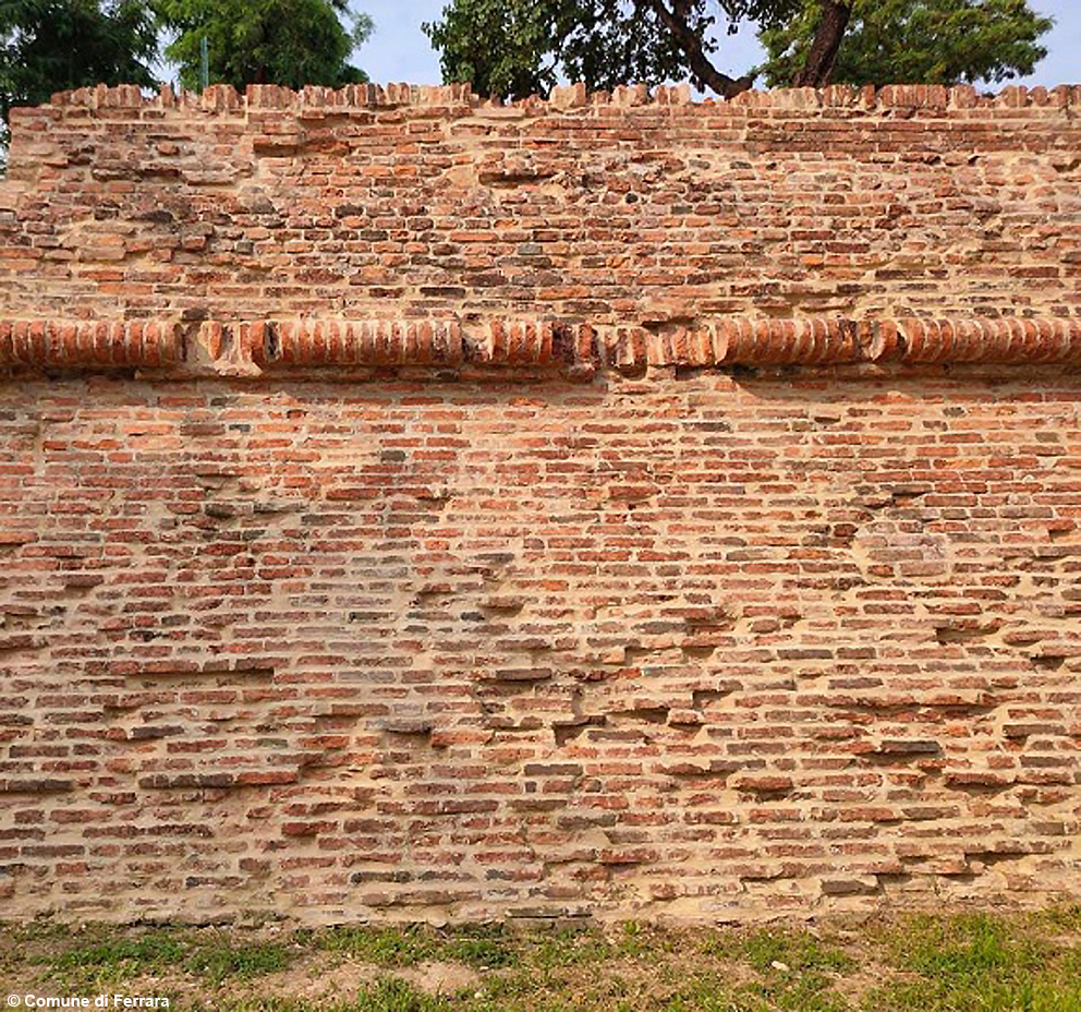 A Ferrara completato il restauro del primo tratto delle mura urbiche patrimonio Unesco: 9 km di struttura da tutelare 