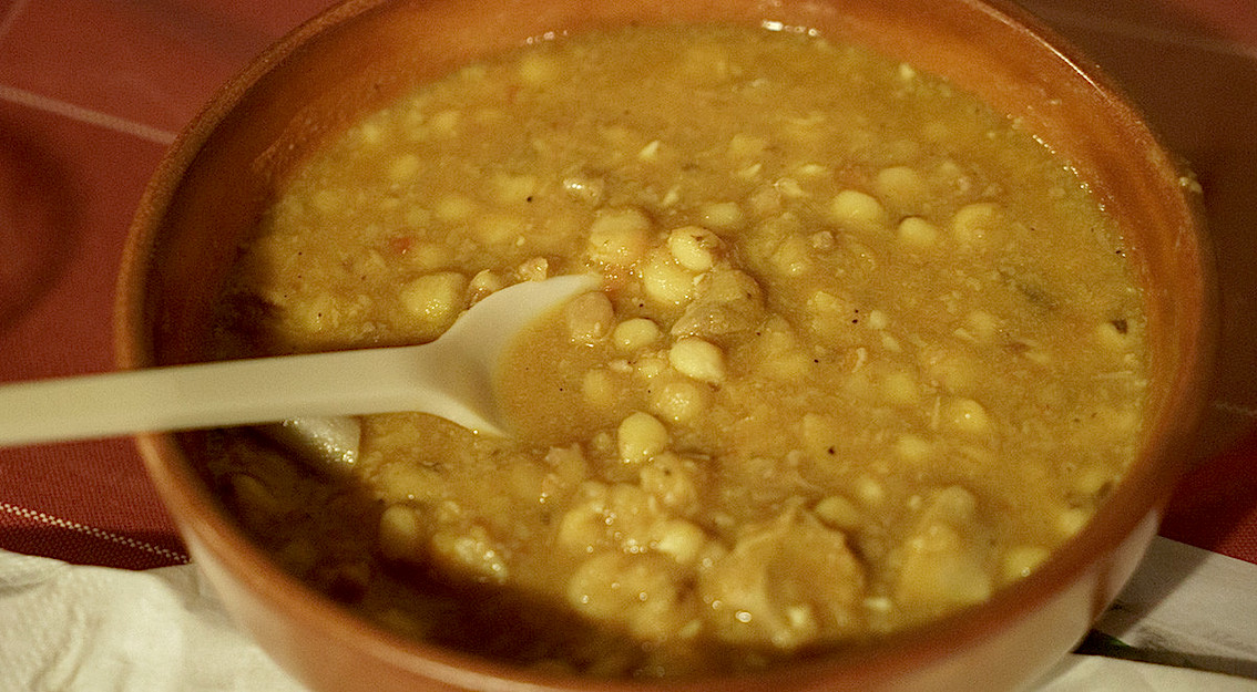 La zuppa di cicerchie