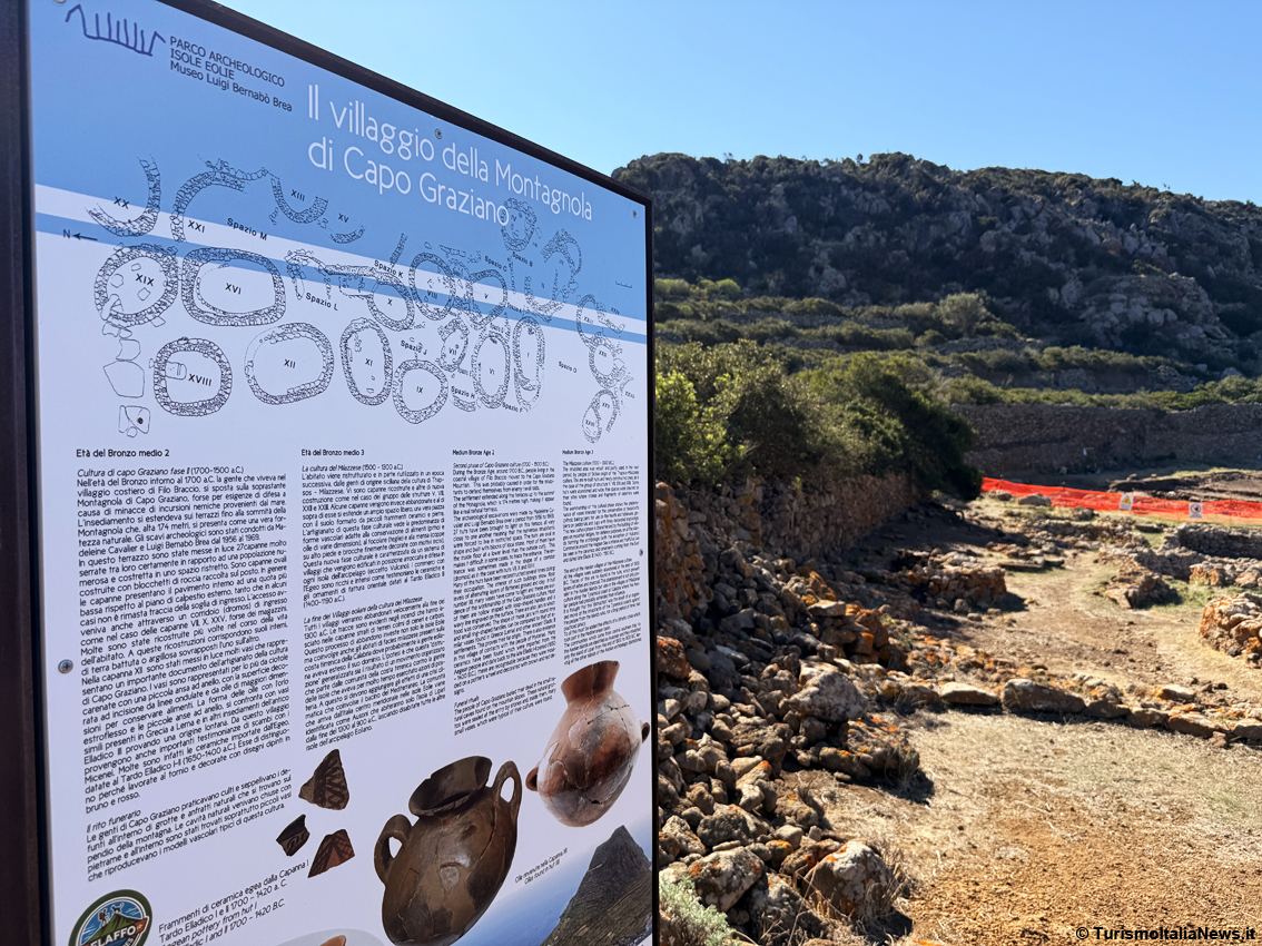 Filicudi, il sito archeologico di Capo Graziano