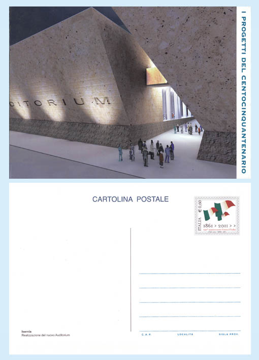 La cartolina dedicata ad Isernia