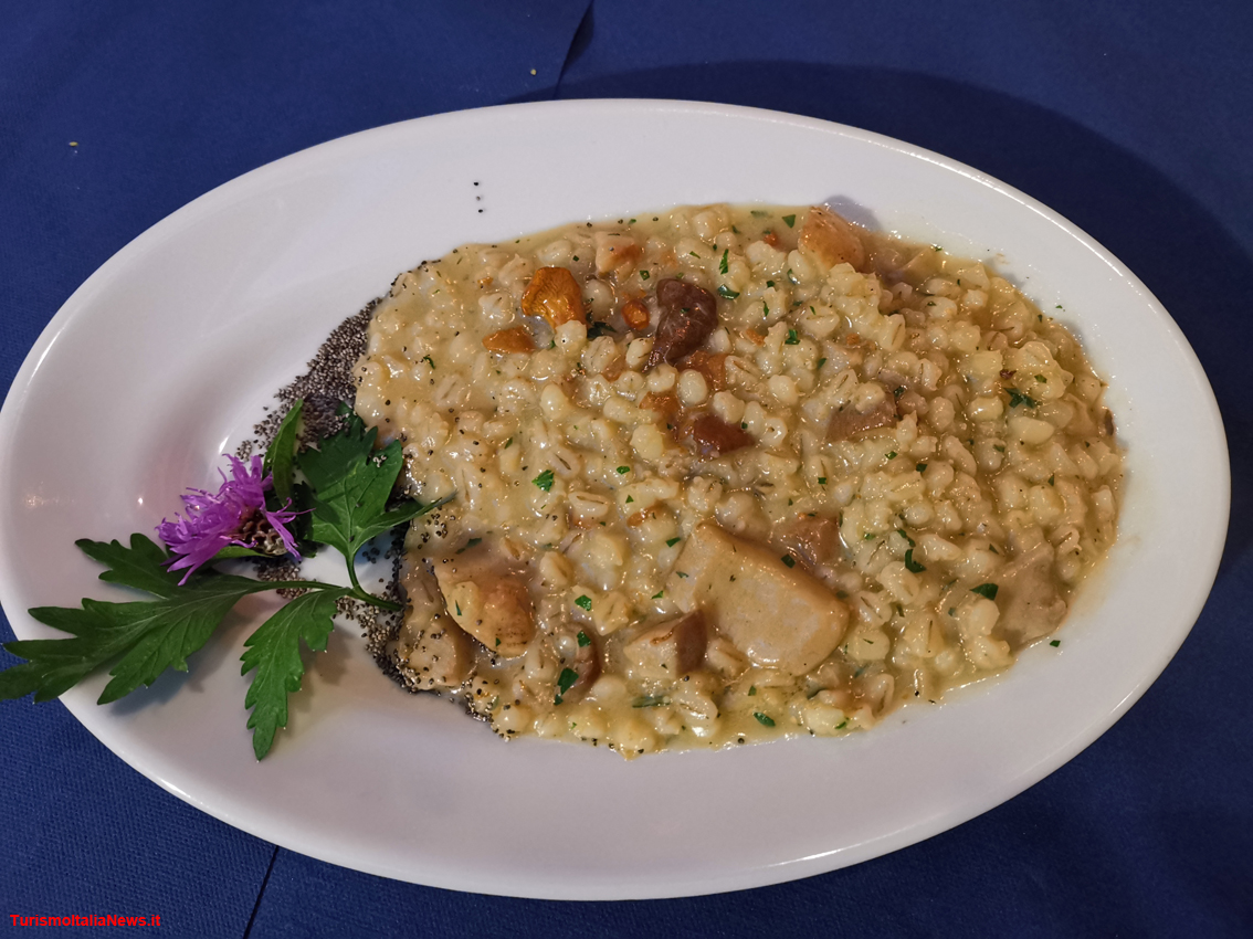 Il ristorante dell'agriturismo Naunal a Priola di Sutrio