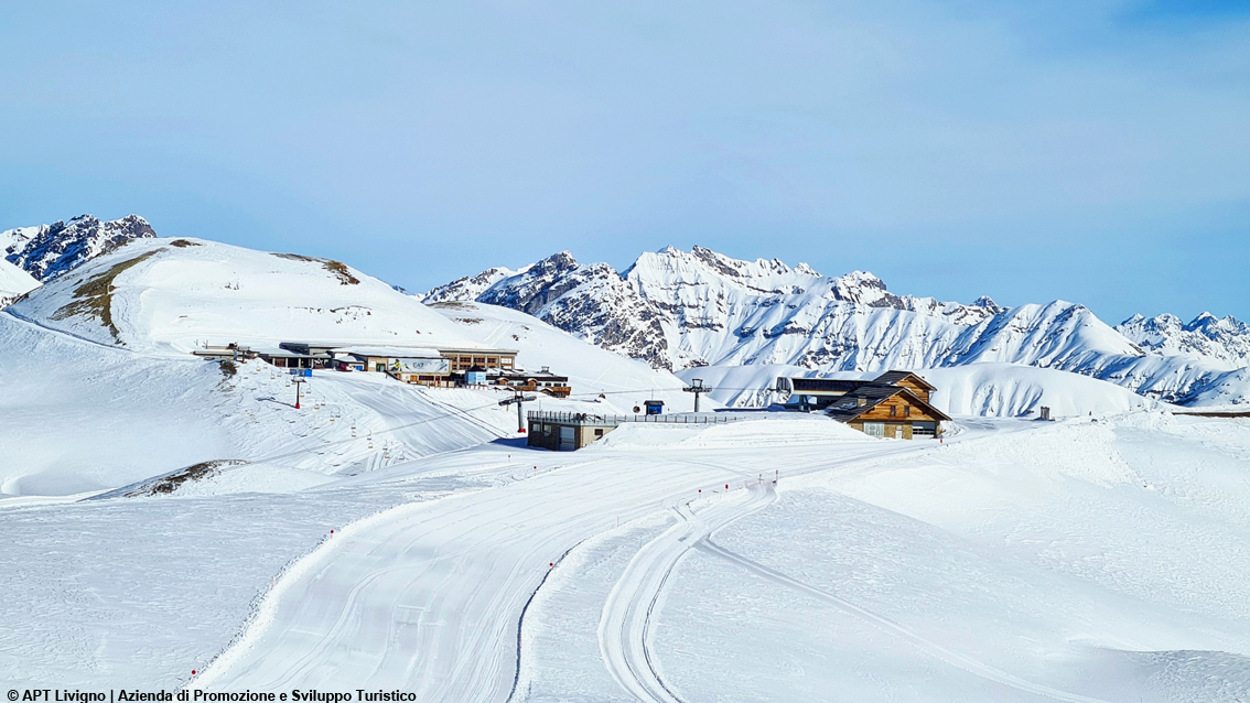 Livigno in livrea invernale