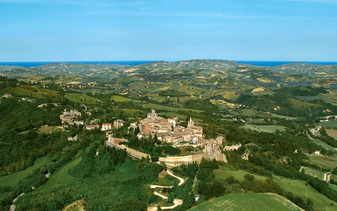 Panorama di Montedinove (Ascoli Piceno)