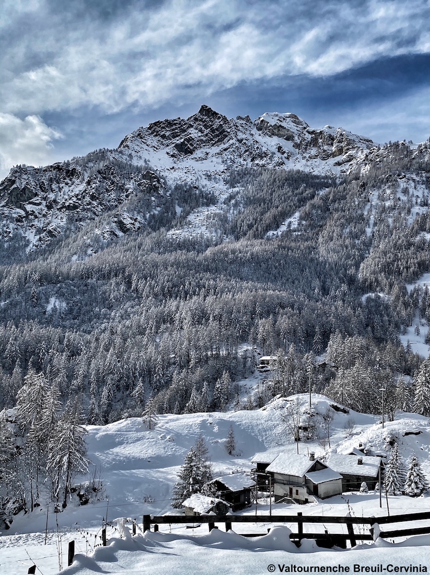 Tre nuove piste per ciaspole battute e segnalate a Valtournenche e Breuil-Cervinia