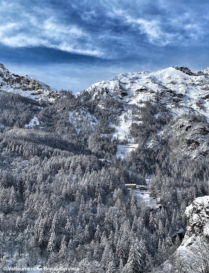 Tre nuove piste per ciaspole battute e segnalate a Valtournenche e Breuil-Cervinia