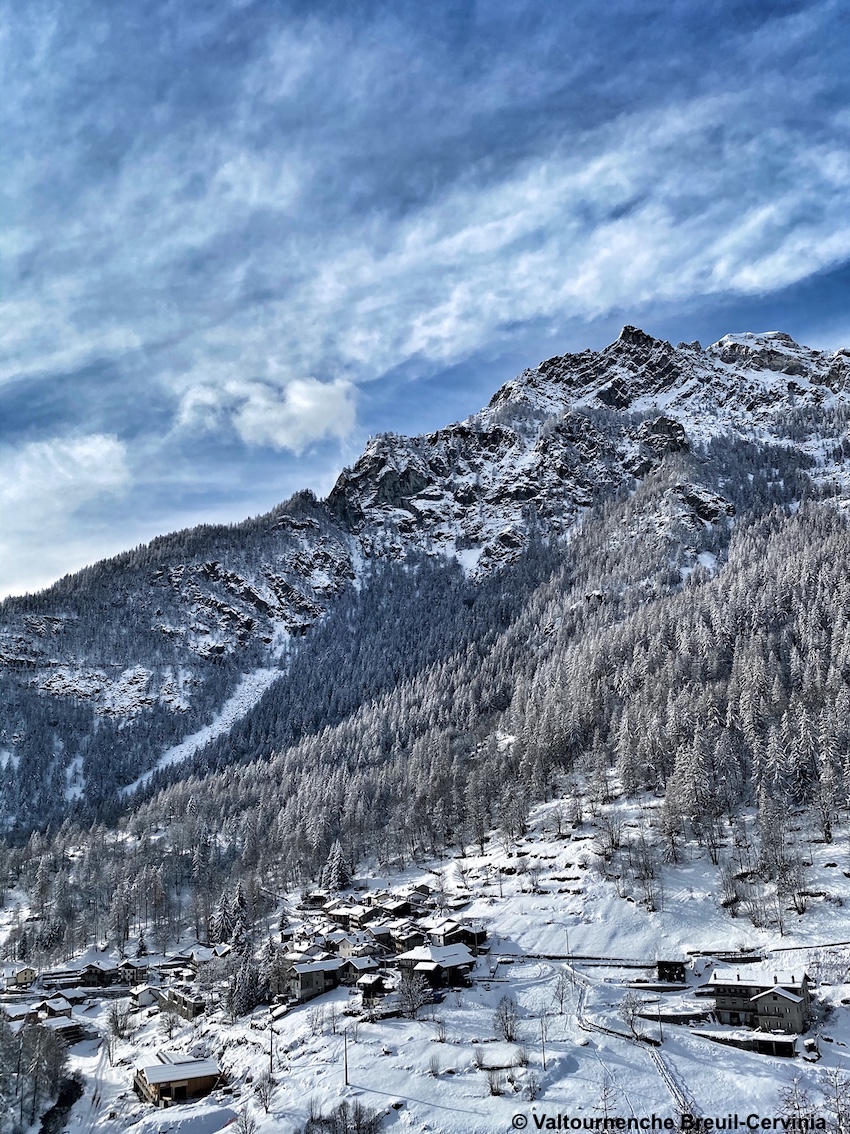 Tre nuove piste per ciaspole battute e segnalate a Valtournenche e Breuil-Cervinia
