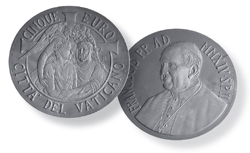 La 47.a Giornata Mondiale della Pace viene celebrata dalla Città del Vaticano con una moneta commemorativa in argento da 5 euro