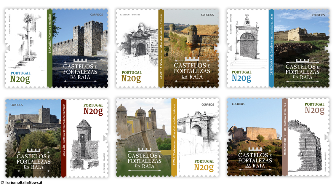 La valorizzazione di questi luoghi di grande fascino rappresenta per il Portogallo una carta da giocare a favore del turismo, come dimostra la serie di francobolli, in distribuzione dal 23 febbraio, dedicati a castelli e fortezze di frontiera