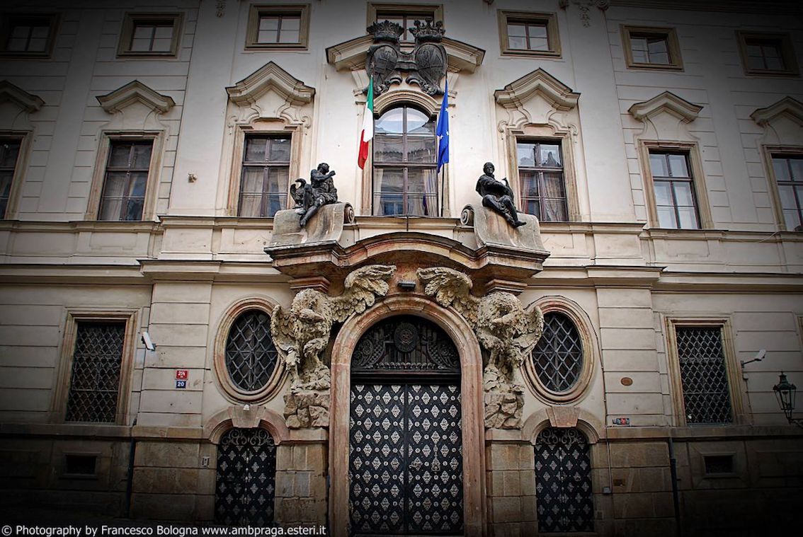 L'Ambasciata Italiana a Praga