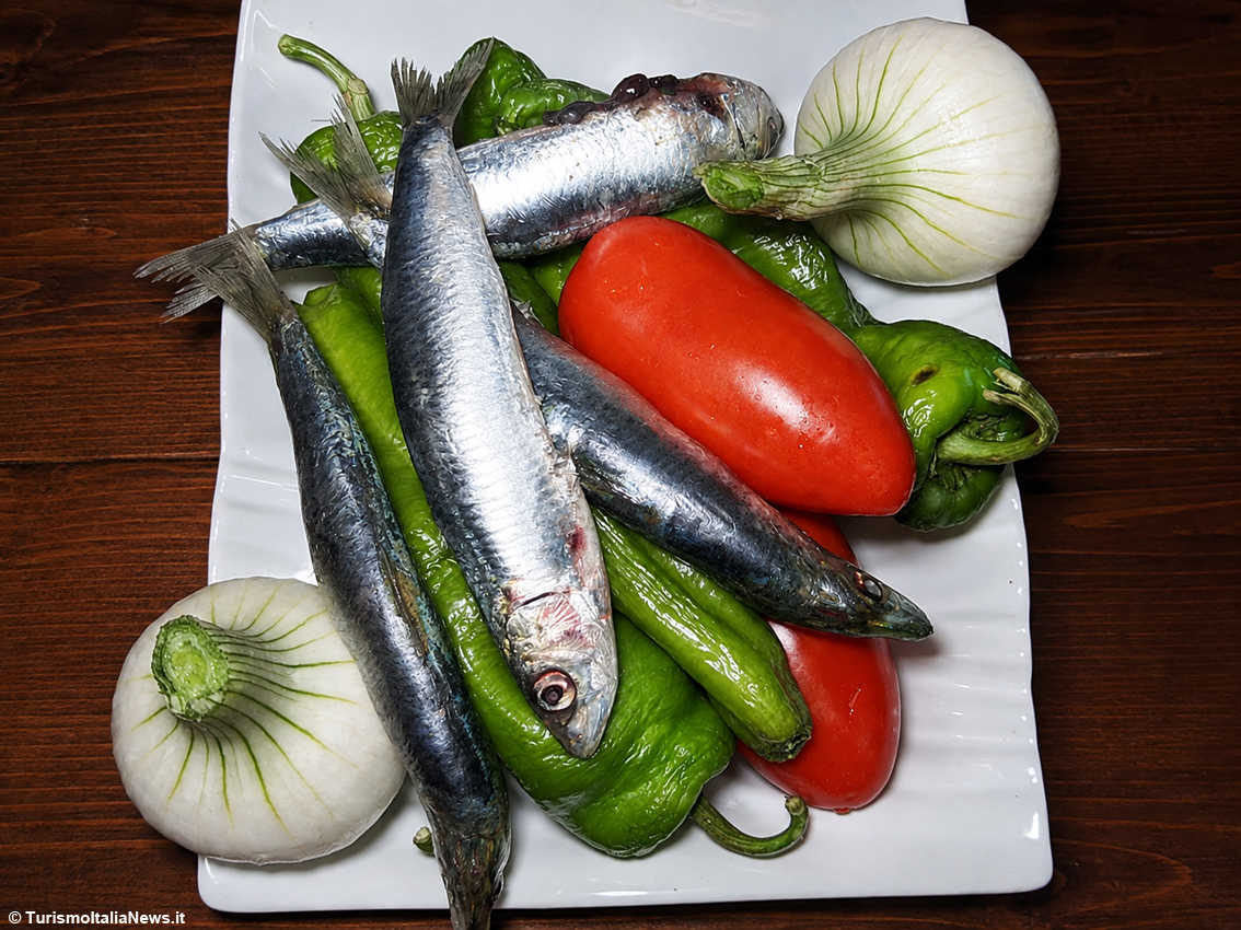 Casarecce con sarde al profumo di orto fresco: proteine, vitamine, minerali e pochi grassi