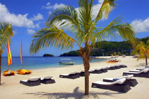 Uno scorcio di Buccament Bay Resort, a Saint Vincent, Caraibi