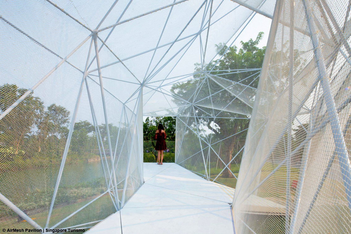 Singapore, l'AirMesh Pavilion