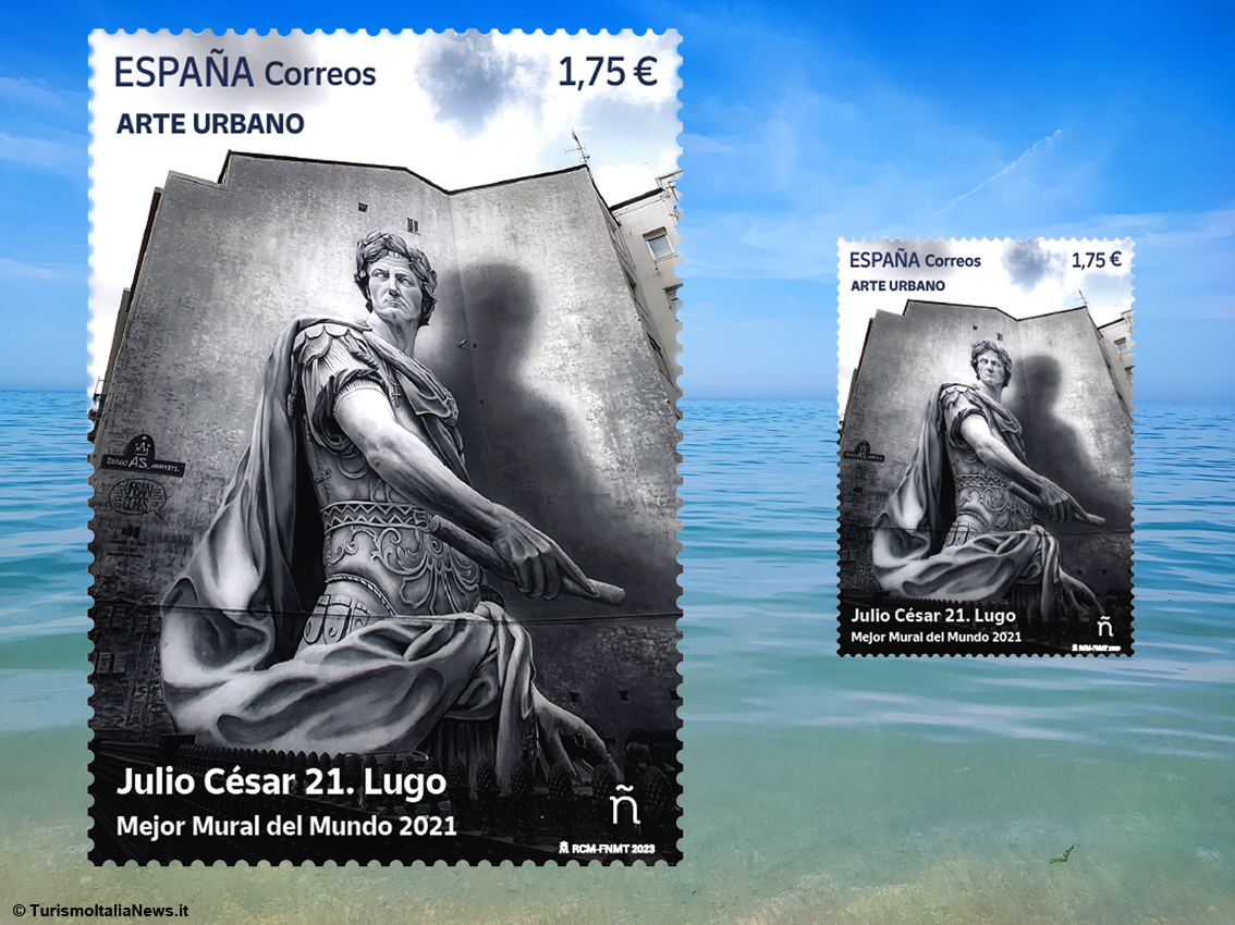 Le Poste Spagnole hanno deciso di realizzarci un francobollo da 1,75 euro nell’ambito della serie Arte Urbana con la dicitura “Mejor mural del mundo” in distribuzione dal 23 febbraio 2023, con una tiratura di 124.000 esemplari