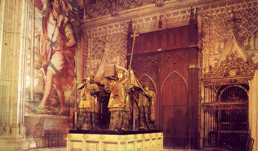 Siviglia, la tomba di Cristoforo Colombo nella Cattedrale